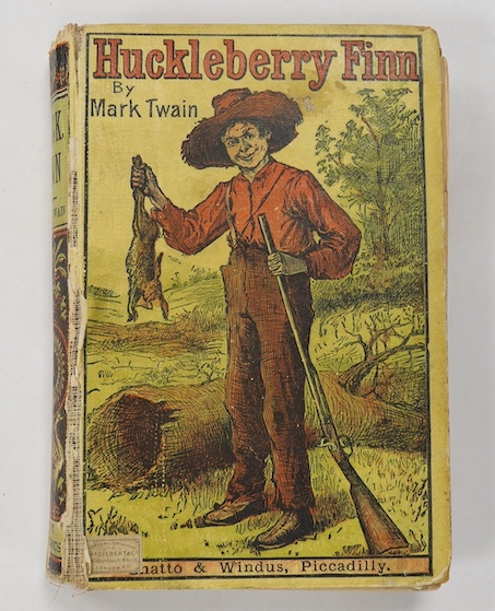 Twain, Mark - The Prince and the Pauper ... First Edition (first issue). frontis., num. engraved illus., facsimile leaf; original pictorial and gilt lettered cloth (rebacked with spine laid-down), patterned e/ps. Chatto